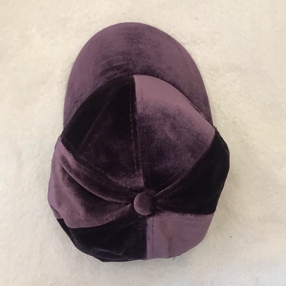 C.C Exclusives Women's Adjustable Purple Velvet Designer Hat - Picture 9 of 11